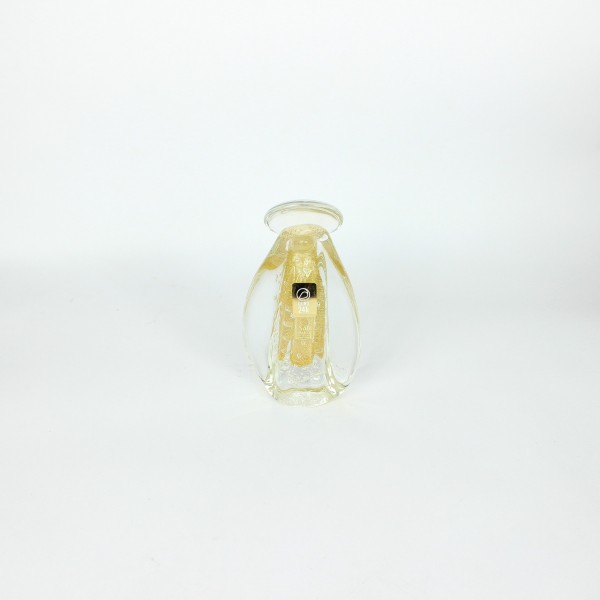 Nossa Senhora em Cristal Murano Pérola Gold Mini