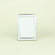 Porta Retrato Marmorizado Branco em Metal 10x15