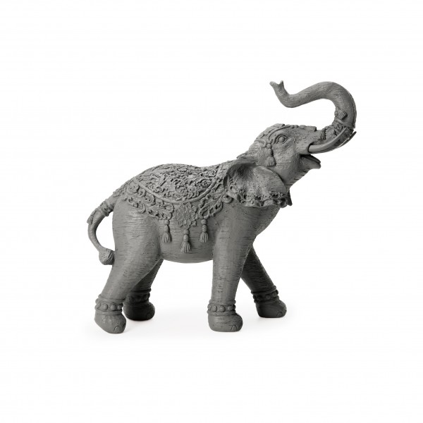 Escultura Elefante Cinza